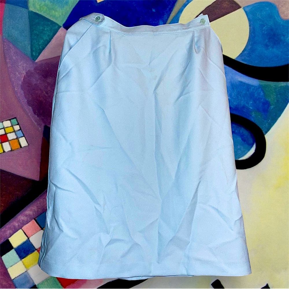 Carriage Court Light Blue Skirt